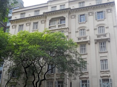 Eski eklektik tarzı binasında Sao Paulo Merkezi'nde, Brezilya