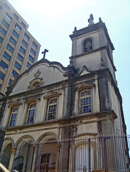 Iglesia Nossa Senhora Carmo Sao Paulo Centro Antiguo Brasil —  Fotos de Stock