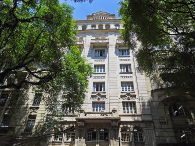 Eski eklektik tarzı binasında Sao Paulo Merkezi'nde, Brezilya