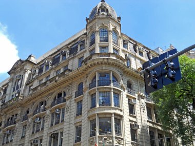 Eski eklektik tarzı binasında Sao Paulo Merkezi'nde, Brezilya