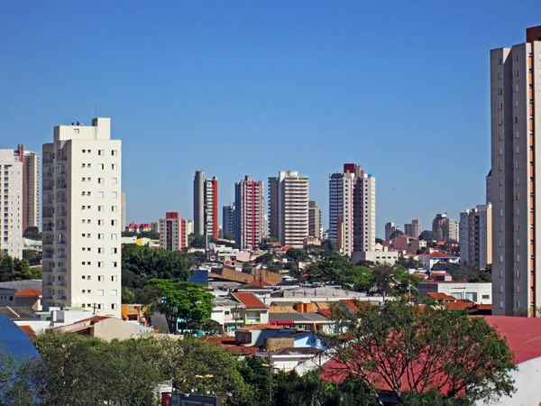 Brezilya Santo Andre şehrin panoramik görünüm