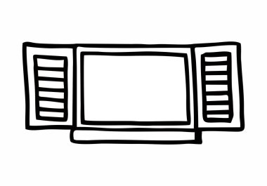 Açık bir pencereyi serbest bir örnek