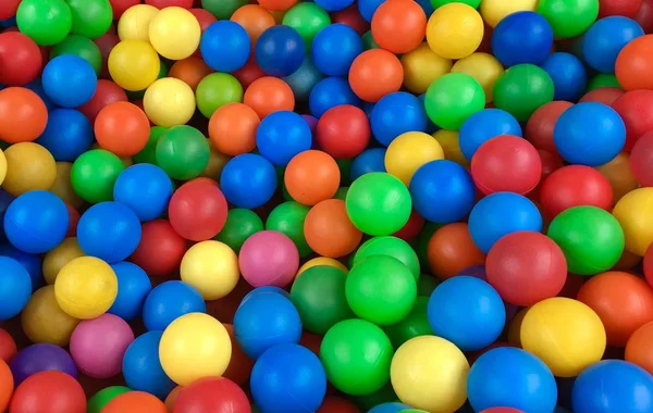 Wszystko Kolorowe Ball Pool Obraz Tła — Zdjęcie stockowe