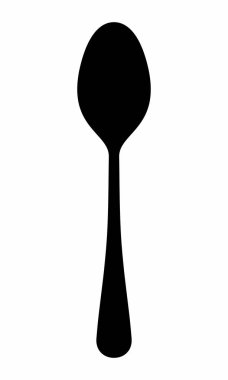 Kaşık karanlık siluet