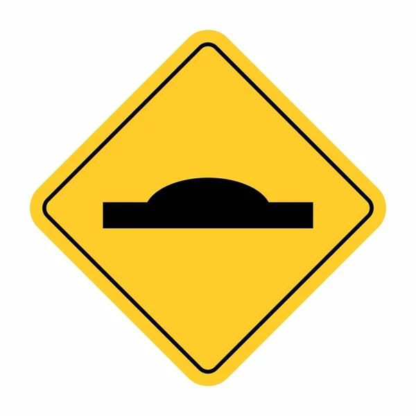 Bump дорожній знак — стоковий вектор