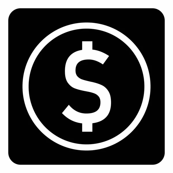 Illustrazione icona moneta — Vettoriale Stock