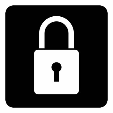 asma kilit simge tasarlamak