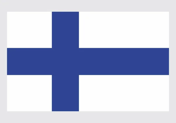 フィンランド国旗イラスト — ストックベクタ
