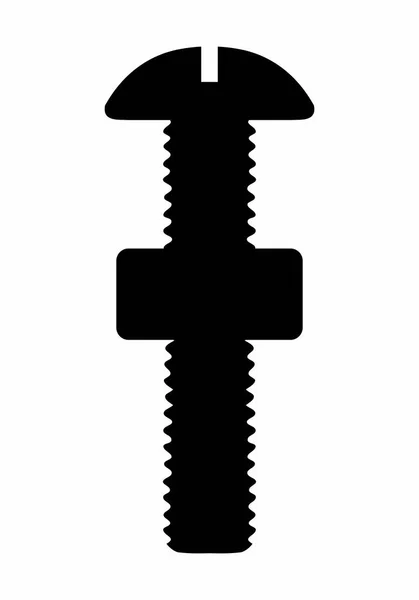 螺栓和螺母 — 图库矢量图片