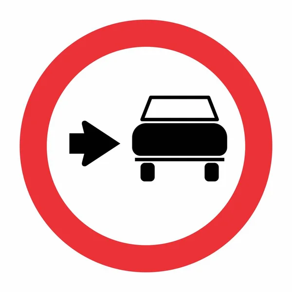 Verkehrszeichen rechts halten — Stockvektor