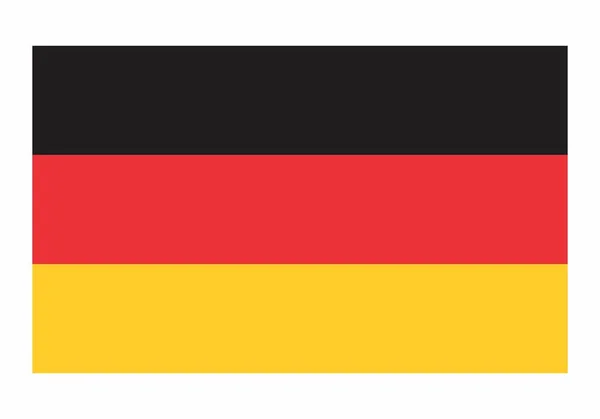 Almanya bayrağı çizimi — Stok Vektör