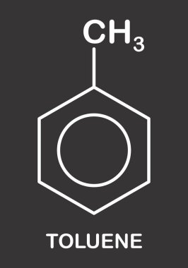 Toluen formülü illüstrasyon