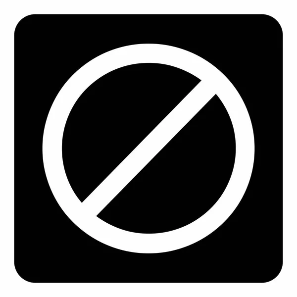 Allmän förbuds ikon — Stock vektor