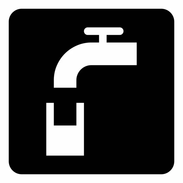 Dricksvatten ikon — Stock vektor