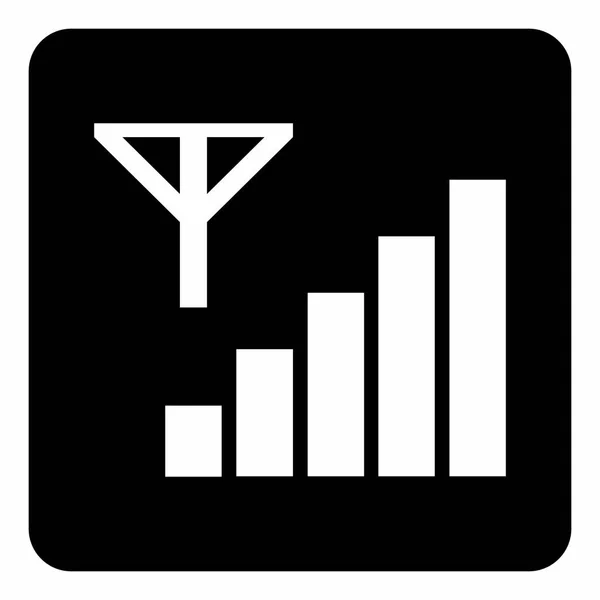 Mobile signal icon — Stock Vector