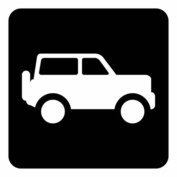 Jeep ikon illustration — Stock vektor
