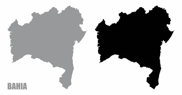Bahia Devlet siluet haritaları
