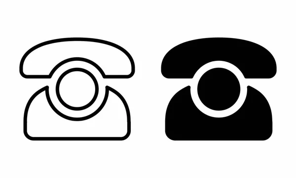 Pictogrammen telefoontoestel — Stockvector