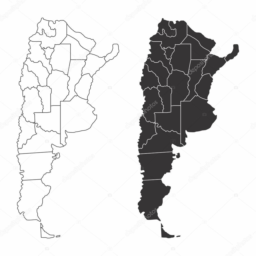 Argentina provinces maps