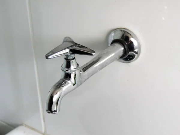 Chrome tap detail — Stock Photo, Image