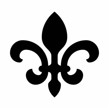 Siyah Fleur-de-Lis sembolü