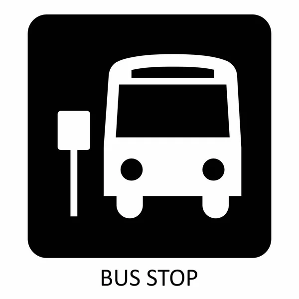 Иллюстрация значка Bus Stop — стоковый вектор