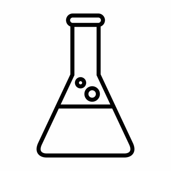 Ícone de frasco de laboratório —  Vetores de Stock