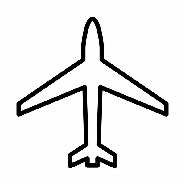 Uçak simge tasarlamak — Stok Vektör