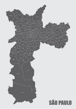 Sao Paulo şehir haritası