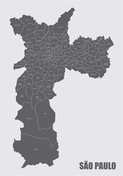 Sao Paulo şehir haritası
