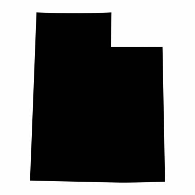 Utah State siluet haritası