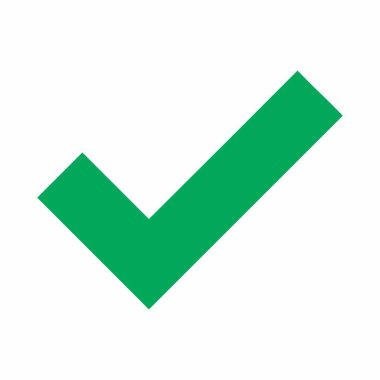 Onay işareti simgesi sembolü