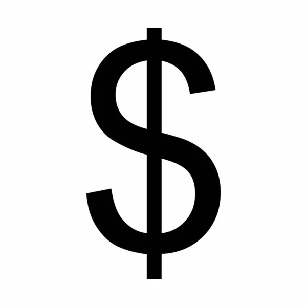 Znak dolaru ilustrace — Stockový vektor