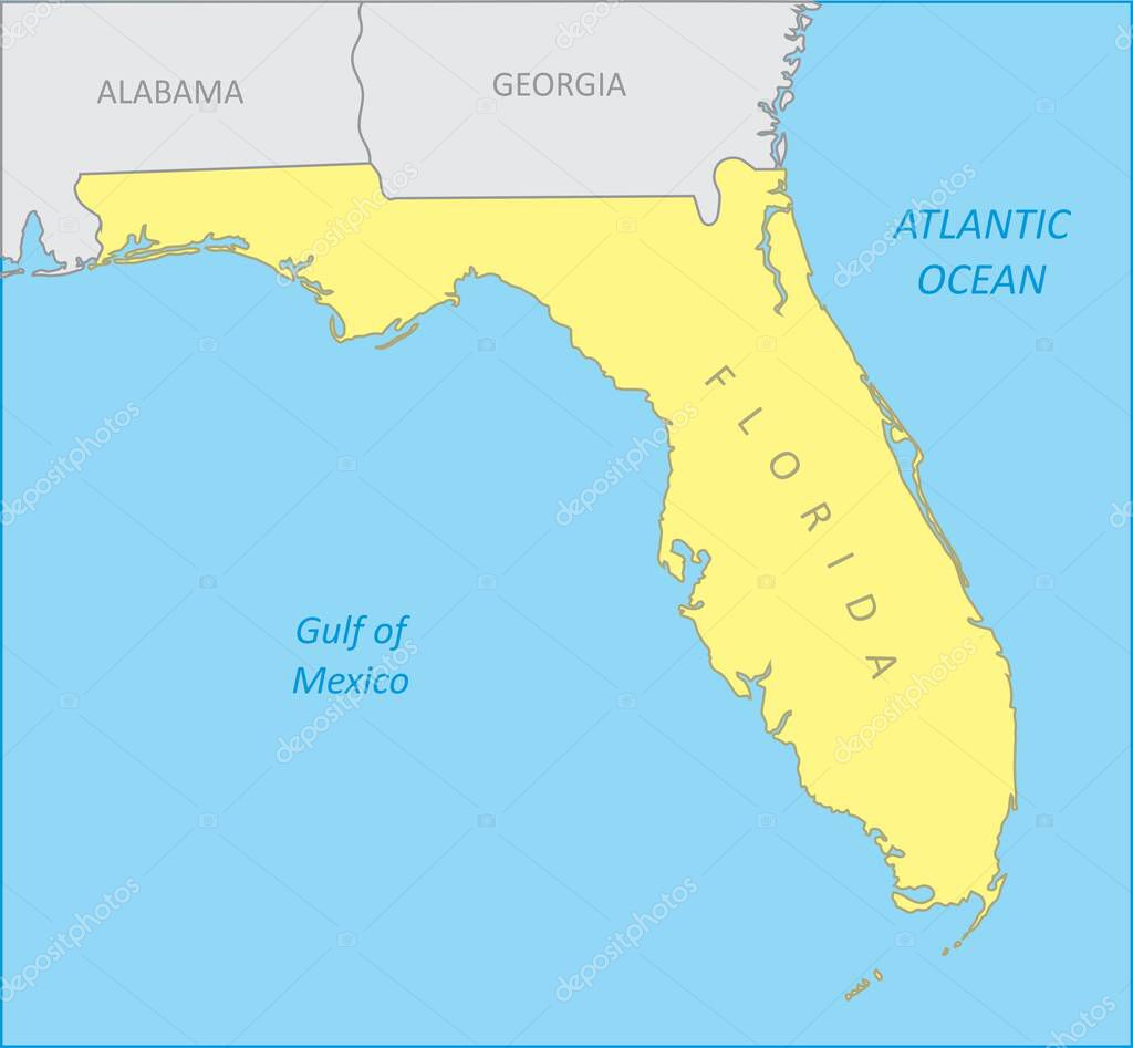 Florida region map
