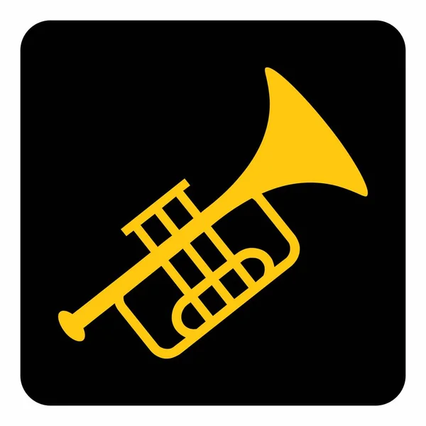 Ilustración del icono de trompeta — Archivo Imágenes Vectoriales