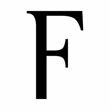 Beyaz arkaplanda küçük çaplı Digamma YunancaName