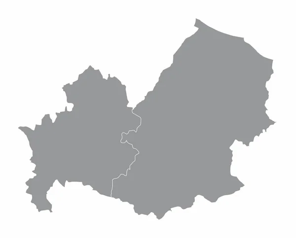 Carte Région Molise Divisée Provinces Italie — Image vectorielle