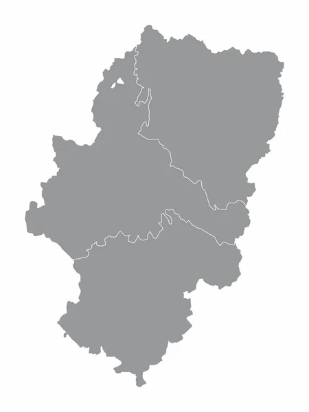 Aragon bölgesi haritası — Stok Vektör