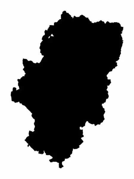 Peta wilayah Aragon - Stok Vektor