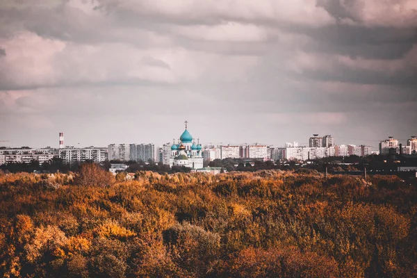 View Kolomenskoe Nikolo Perervinsky Monastery Moscow River Pechatniki District Moscow — Stock Photo, Image