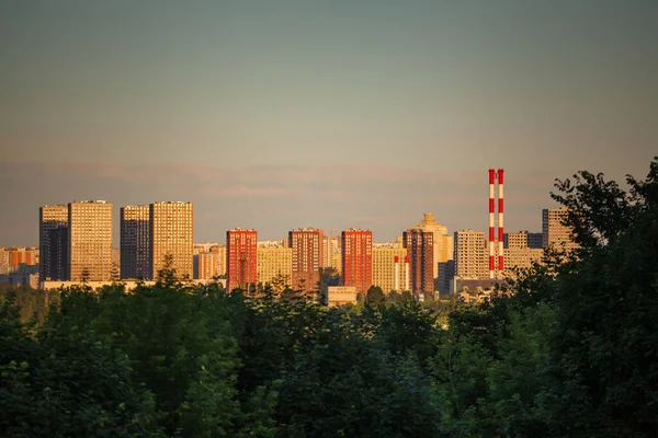 Neu Erbautes Wohnviertel Mit Modernen Wohnblocks Pechatniki Viertel Moskau Russland — Stockfoto