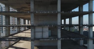 Bina inşaat Khonkaen, Tayland at. Aralık 2017. Bina, Khon Kaen town otel ile inşa edilmiştir ve dükkanlar surround.