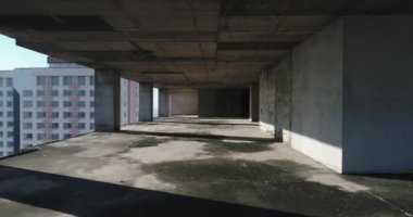 Bina inşaat Khonkaen, Tayland at. Aralık 2017. Bina, Khon Kaen town otel ile inşa edilmiştir ve dükkanlar surround.