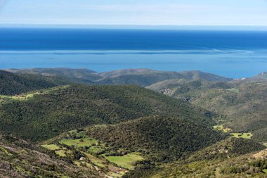 İtalya, Sardunya 'nın güzel kıyıları. 