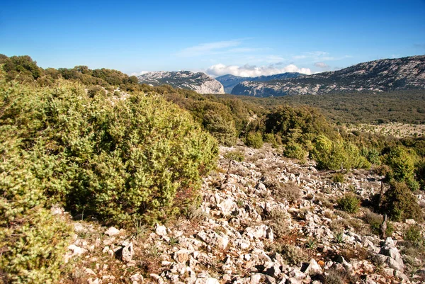 Krajobraz Orgosolo Supramonte Sardynia Włochy — Zdjęcie stockowe