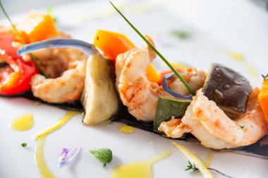  delicious food. restaurant dish. close up