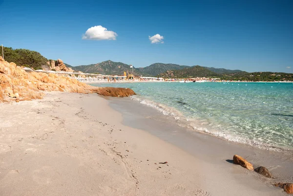 Sardinia Villasimius Porto Giunco Beach Olaszország — Stock Fotó