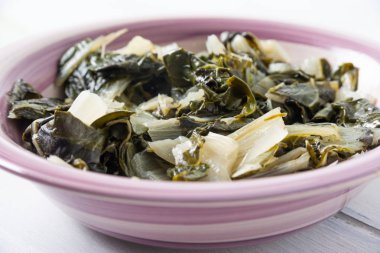 Haşlanmış sebze, buğulanmış pancar, yakın çekim.