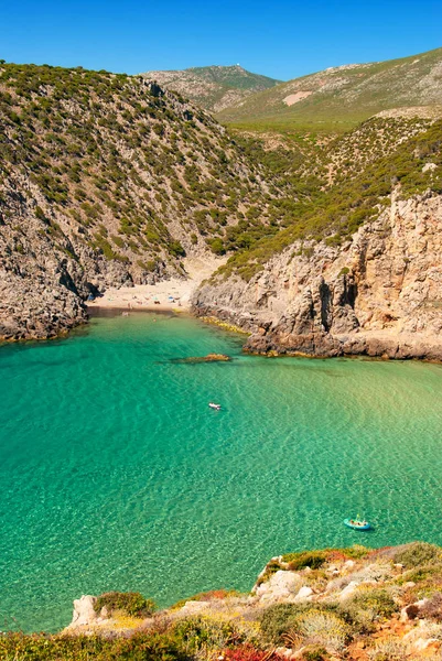 Sardinie Pláž Cala Domestica Itálie Evropa — Stock fotografie