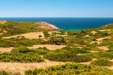 Sardinya, Capo Pecora, Italya 